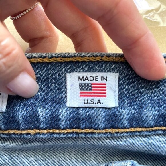 RE/DONE Levi's High Rise Ankle Crop Jeans - 28", made in the USA 🇺🇸 - Picture 7 of 14